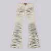 Arctic White Drift Bootcut Jeans