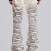 Arctic White Drift Bootcut Jeans