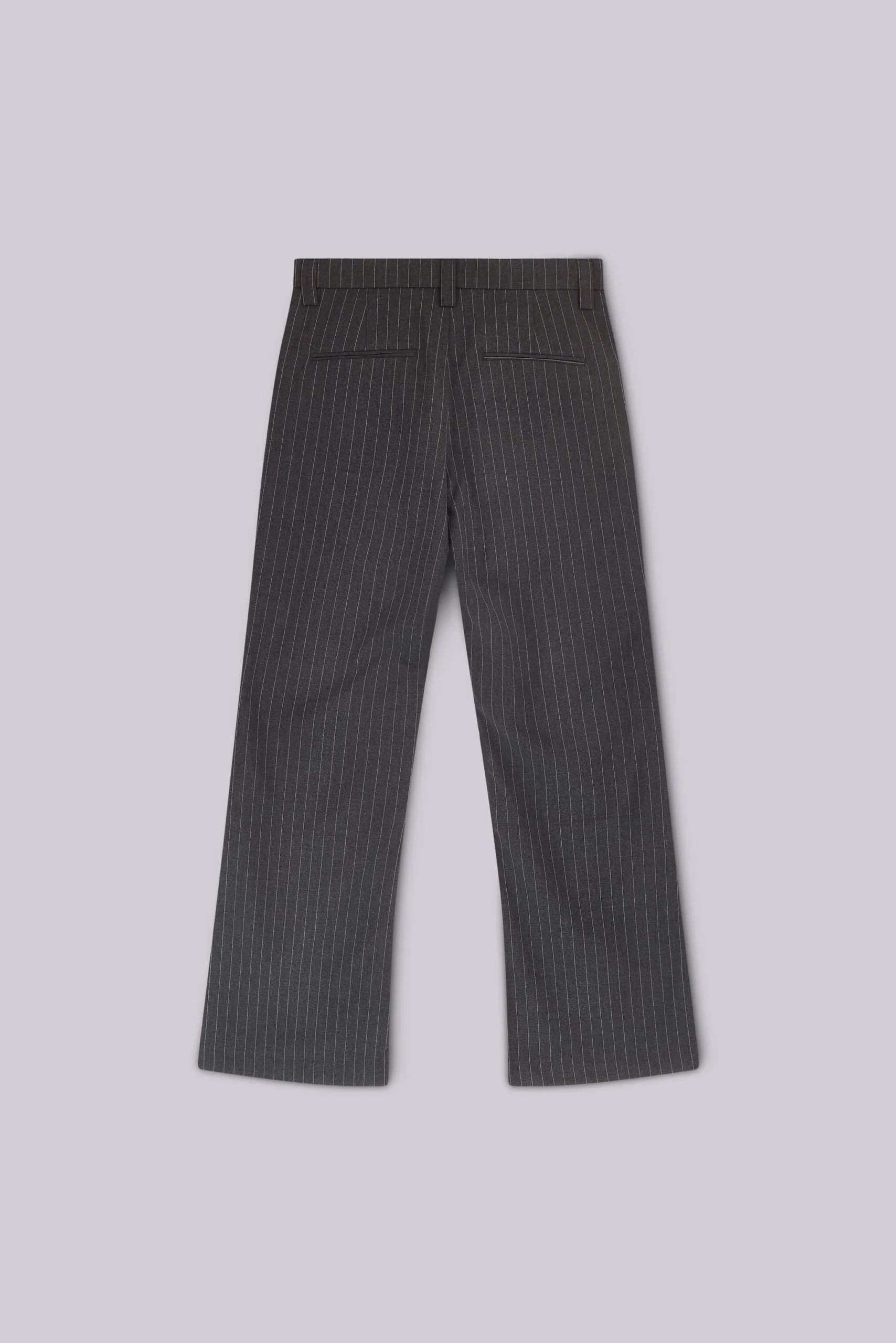 10030-grey-pinstripe-stacked-bootcut-suit-pants-5.webp Grey Pinstripe Stacked Bootcut Suit Pants