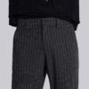 10030-grey-pinstripe-stacked-bootcut-suit-pants-6.jpg Grey Pinstripe Stacked Bootcut Suit Pants