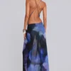 Sedona Blue Floral Maxi Dress