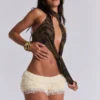 Lunae Halter Hoop Top