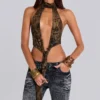Lunae Halter Hoop Top