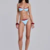 Alysa Lace Bikini Bra Top in Turquoise