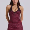 Not Your Girlfriend Corset in Polkadot