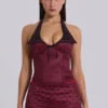 Not Your Girlfriend Corset in Polkadot