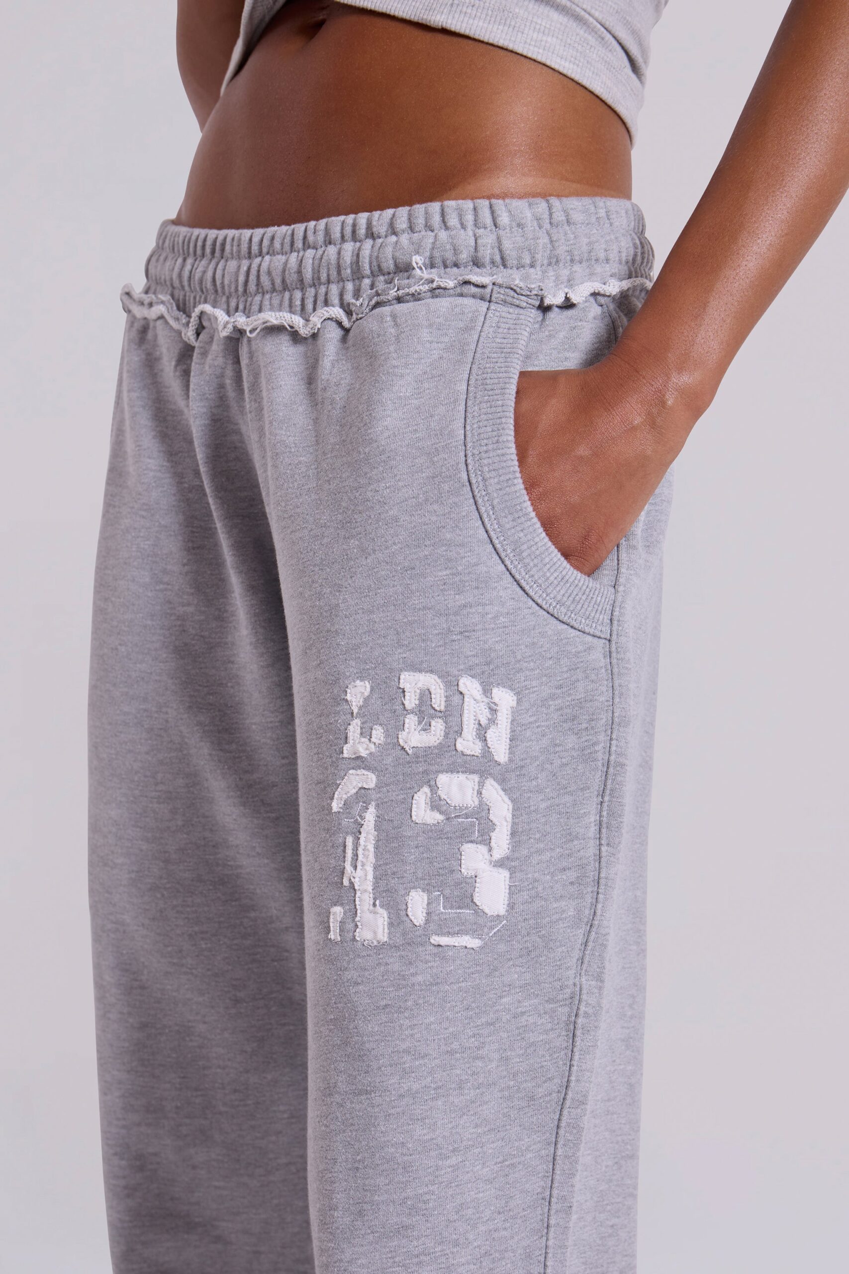 1025-13-grey-marl-bootcut-monster-joggers-3.jpg 13 Grey Marl Bootcut Monster Joggers