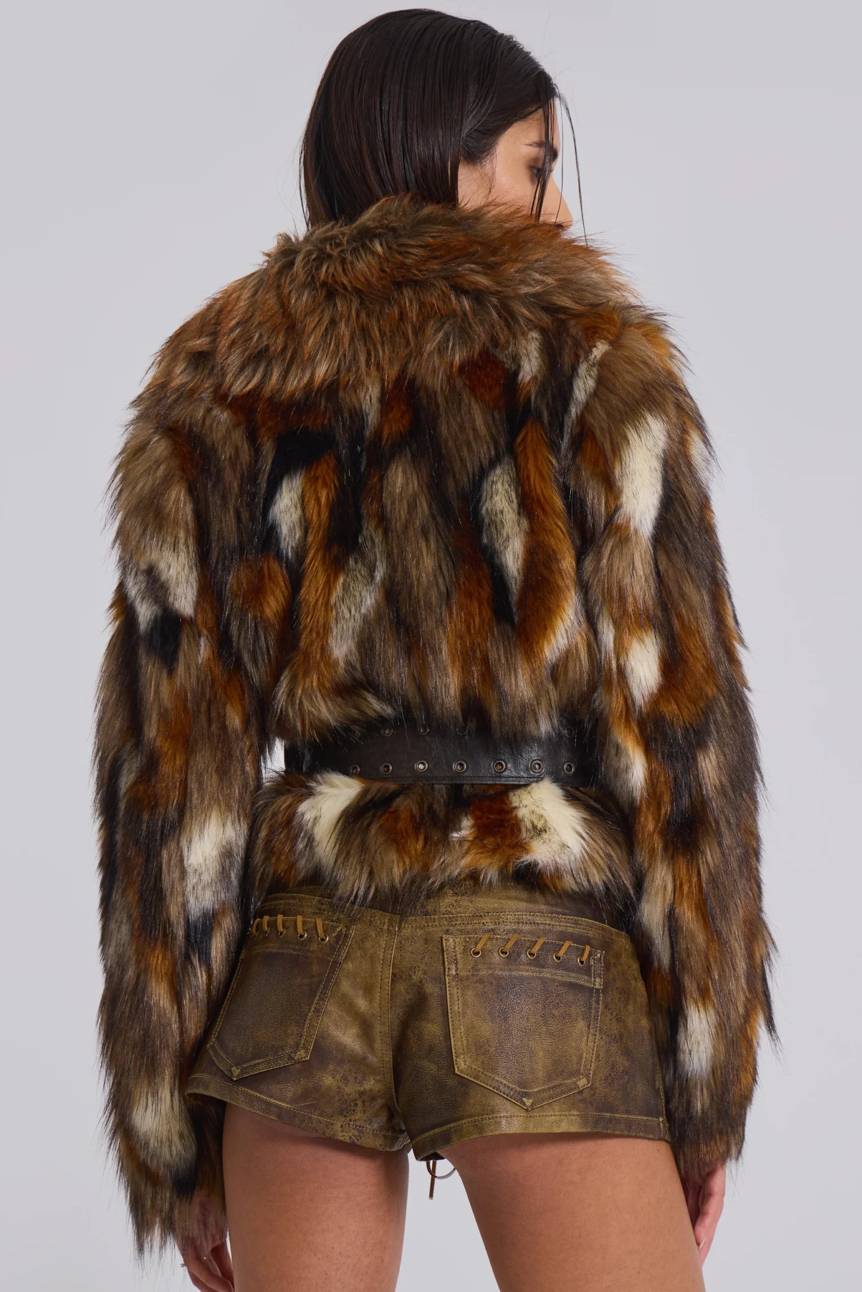 10280-mesconda-faux-fur-belted-jacket-3.webp Mesconda Faux Fur Belted Jacket