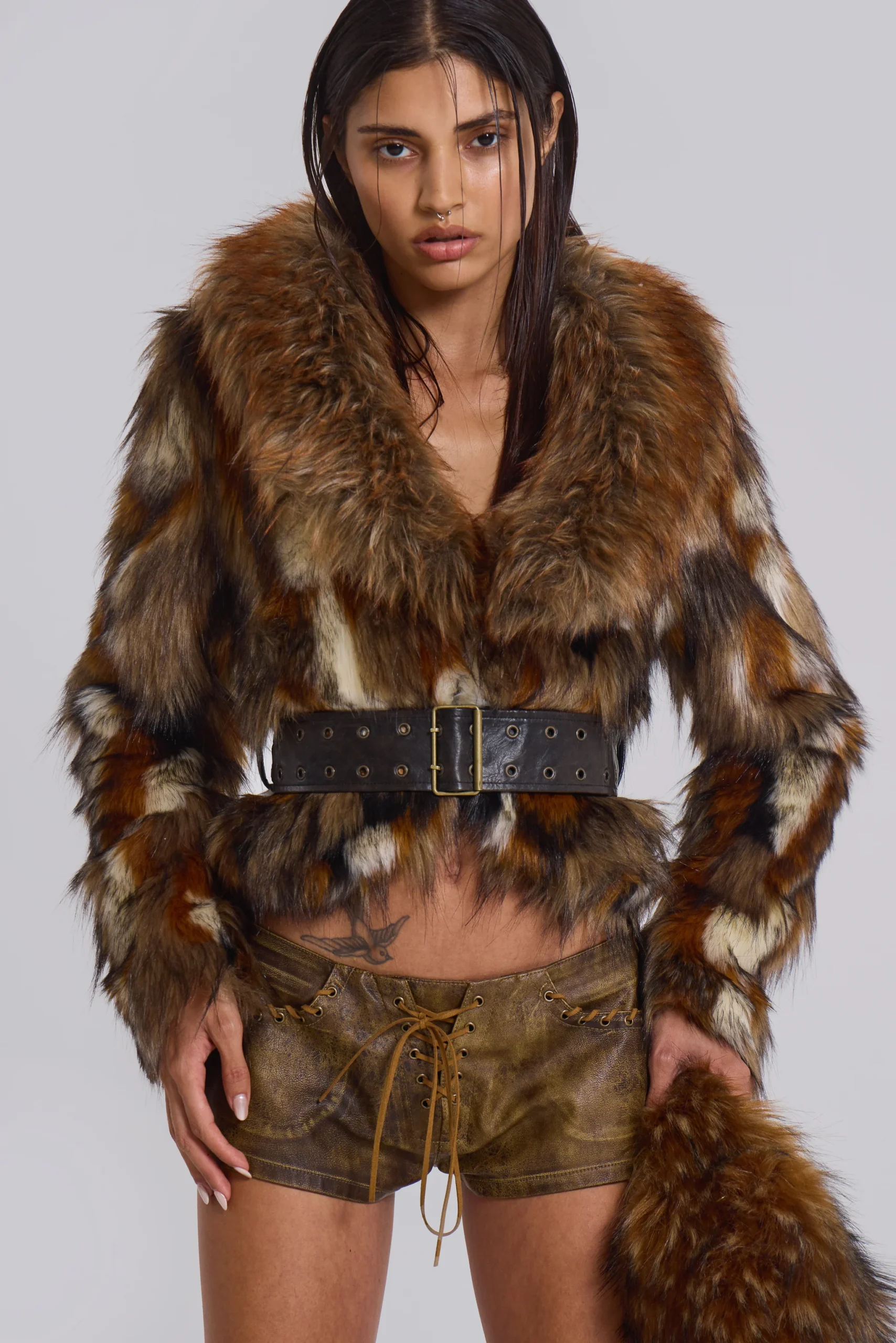10280-mesconda-faux-fur-belted-jacket-4.webp Mesconda Faux Fur Belted Jacket