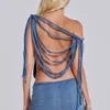 Route 66 Studded Backless Dress