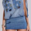 Route 66 Studded Backless Dress