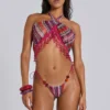 Naomi Stripe Knit Multiway Top & Sarong