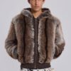 Bear Faux Fur Jacket
