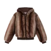 Bear Faux Fur Jacket