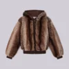 Bear Faux Fur Jacket