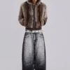 Bear Faux Fur Jacket