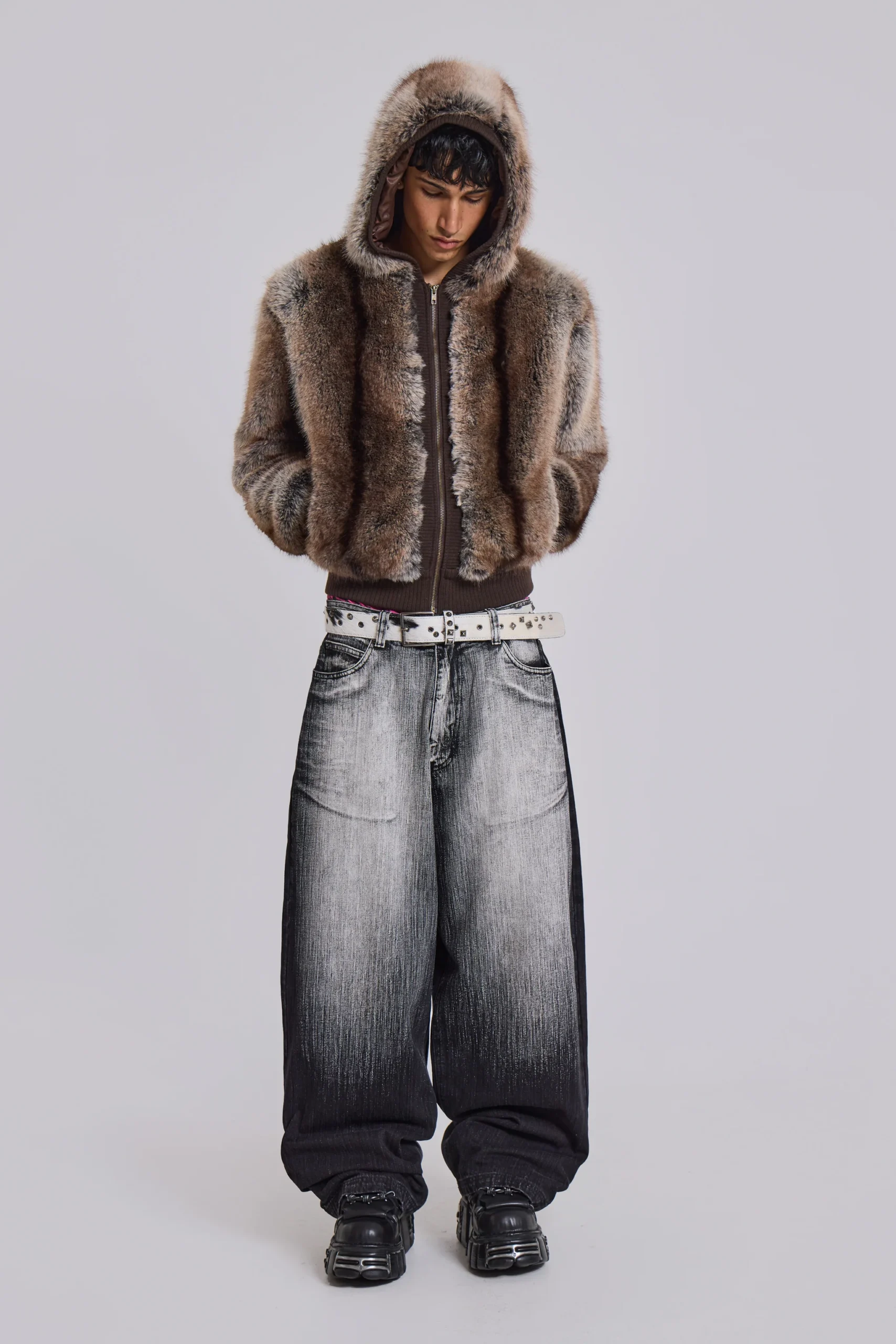 Bear Faux Fur Jacket