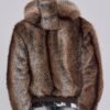 Bear Faux Fur Jacket