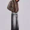 Bear Faux Fur Jacket