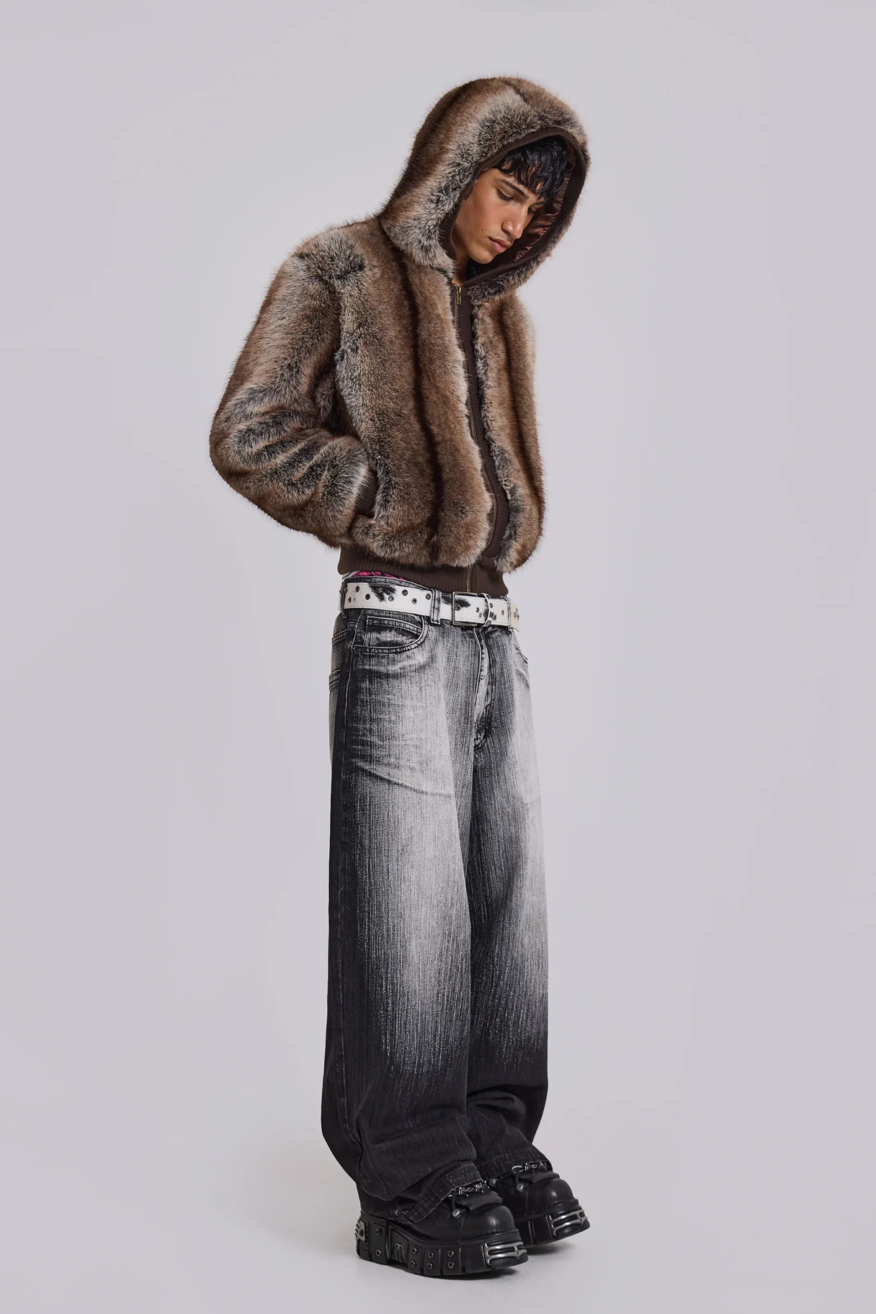 Bear Faux Fur Jacket