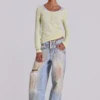 1041-sheer-henley-top-in-buttercup-1.webp Sheer Henley Top in Buttercup