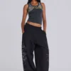 Black Baggy Blade Joggers