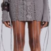 Vargo Knit Lace Up Top