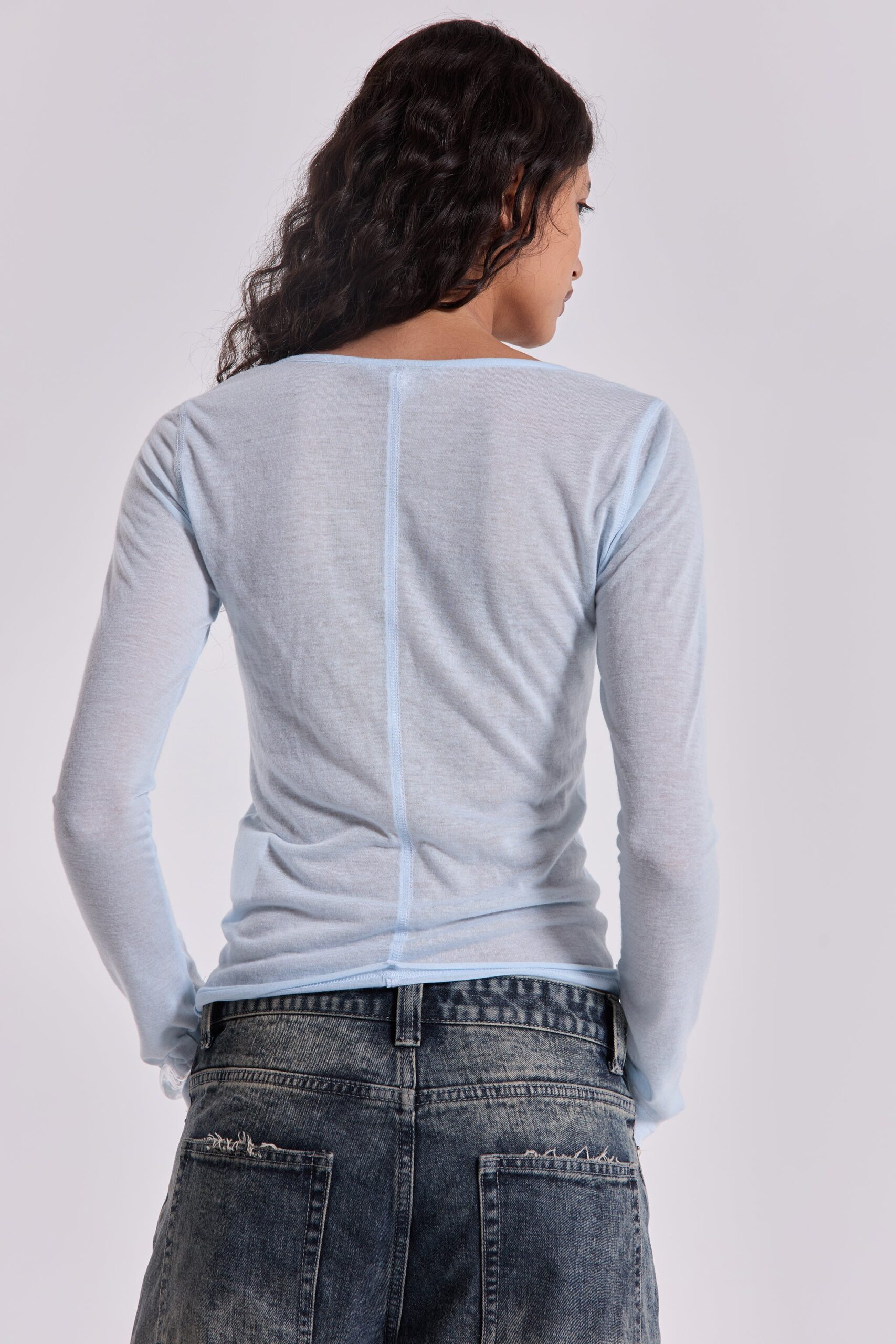1049-sheer-henley-top-in-sky-8.jpg Sheer Henley Top In Sky