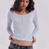 1049-sheer-henley-top-in-sky-9.jpg Sheer Henley Top In Sky