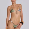 Carina Stripe Micro Bikini Top