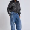 Nailed Studded Colossus Jeans in Mid Blue Wash