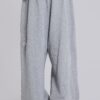 Distressed Grey Marl Baggy Monster Joggers