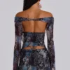 Bianca Macrame Mesh Mini Dress