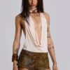 Koa Backless Charm Bodysuit
