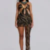 Bruna Draped Charm Dress