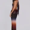 Azevedo Knotted Halter Maxi Dress