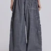 11532-black-oil-wash-parachute-pants-3.webp Black Oil Wash Parachute Pants