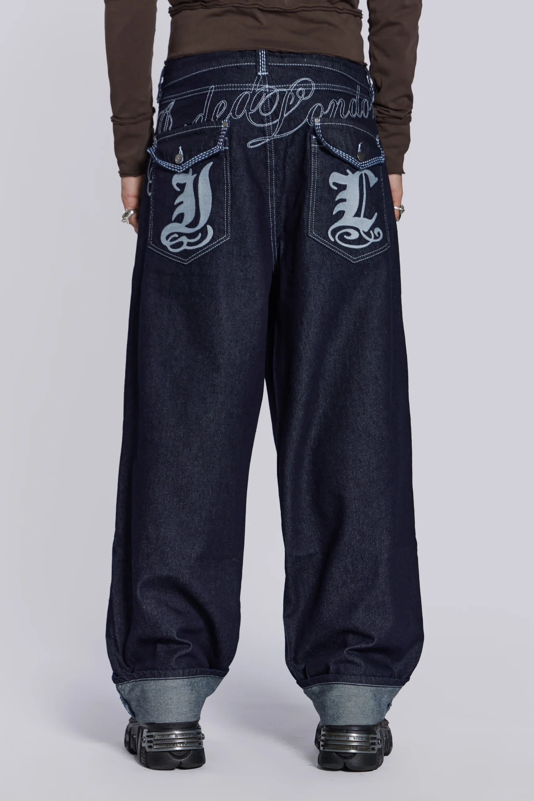 11633-sonic-embroidered-baggy-jeans-1.webp Sonic Embroidered Baggy Jeans