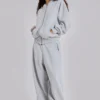 Grey Marl Oversized Monster Hoodie