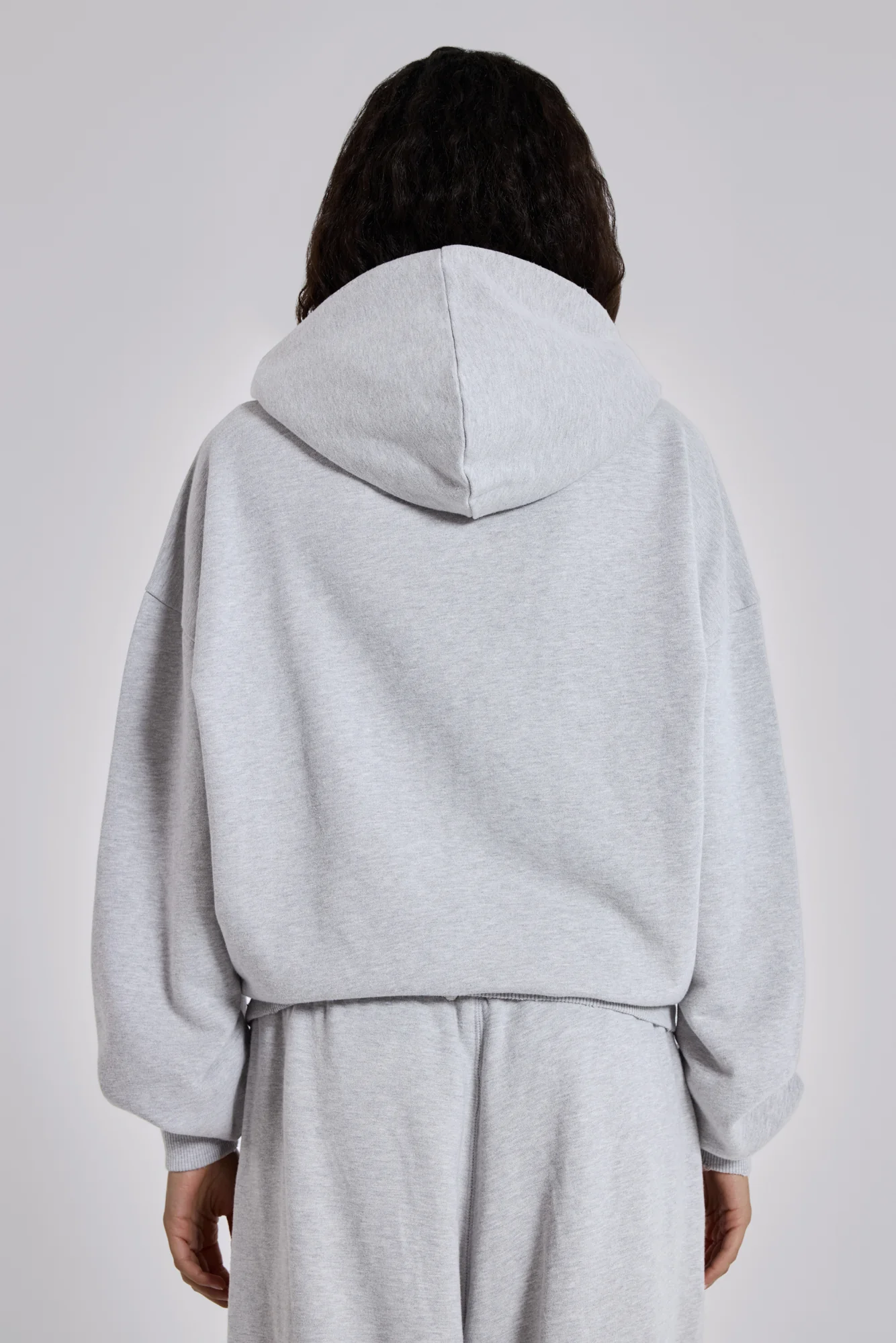 Grey Marl Oversized Monster Hoodie