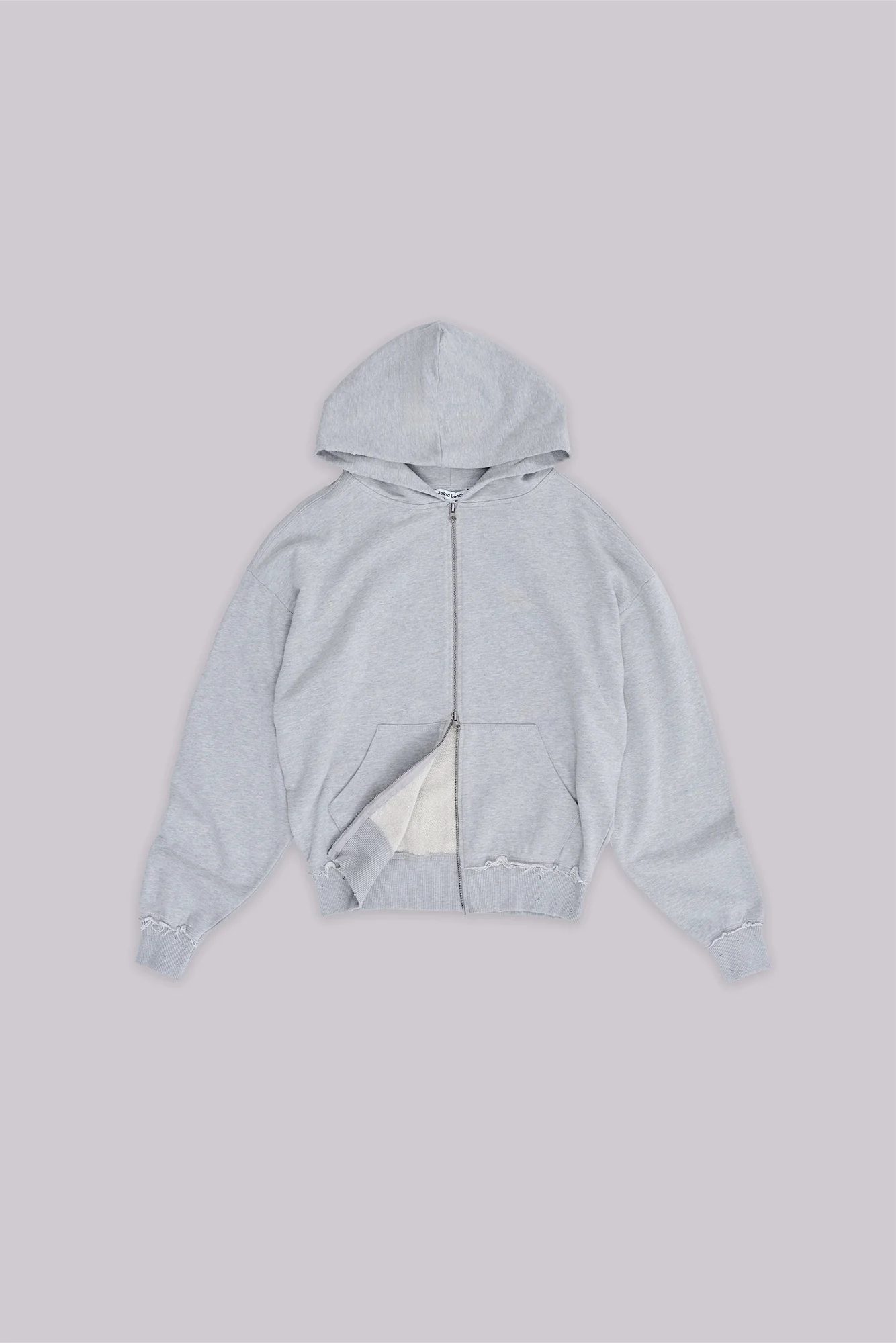Grey Marl Oversized Monster Hoodie