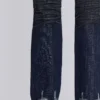 Embroidered Bass Flared Jeans