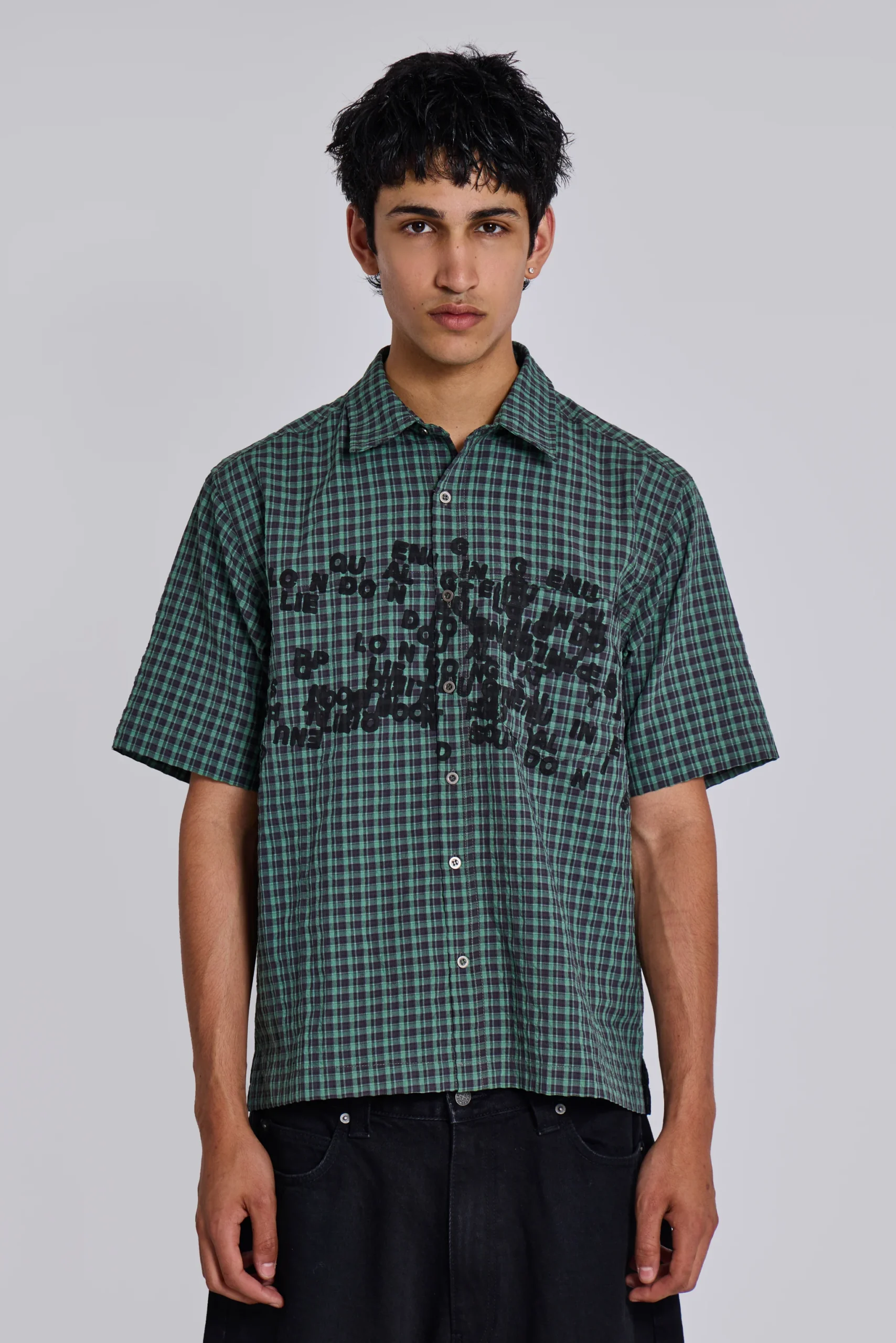 Green Typo Shirt