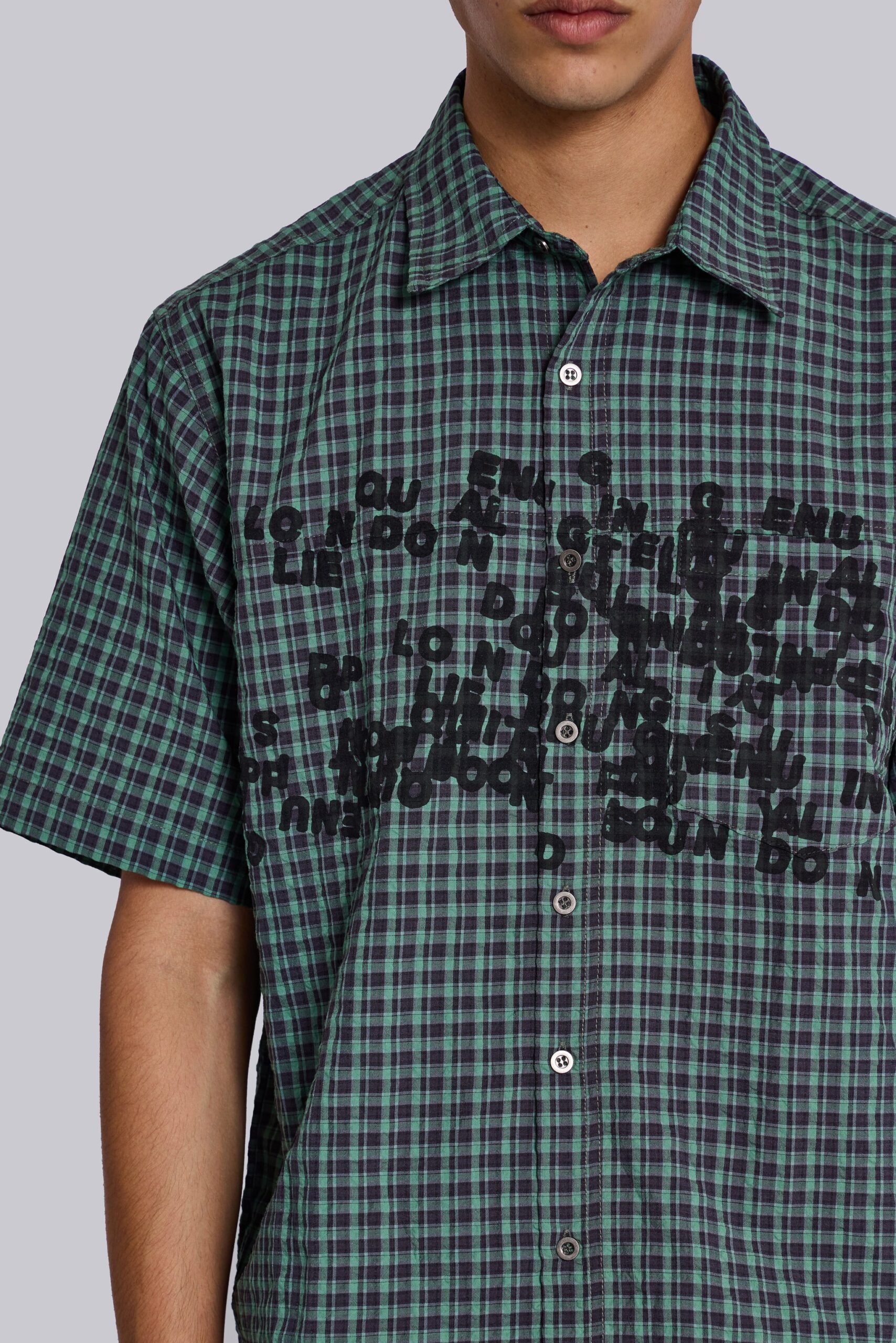 Green Typo Shirt
