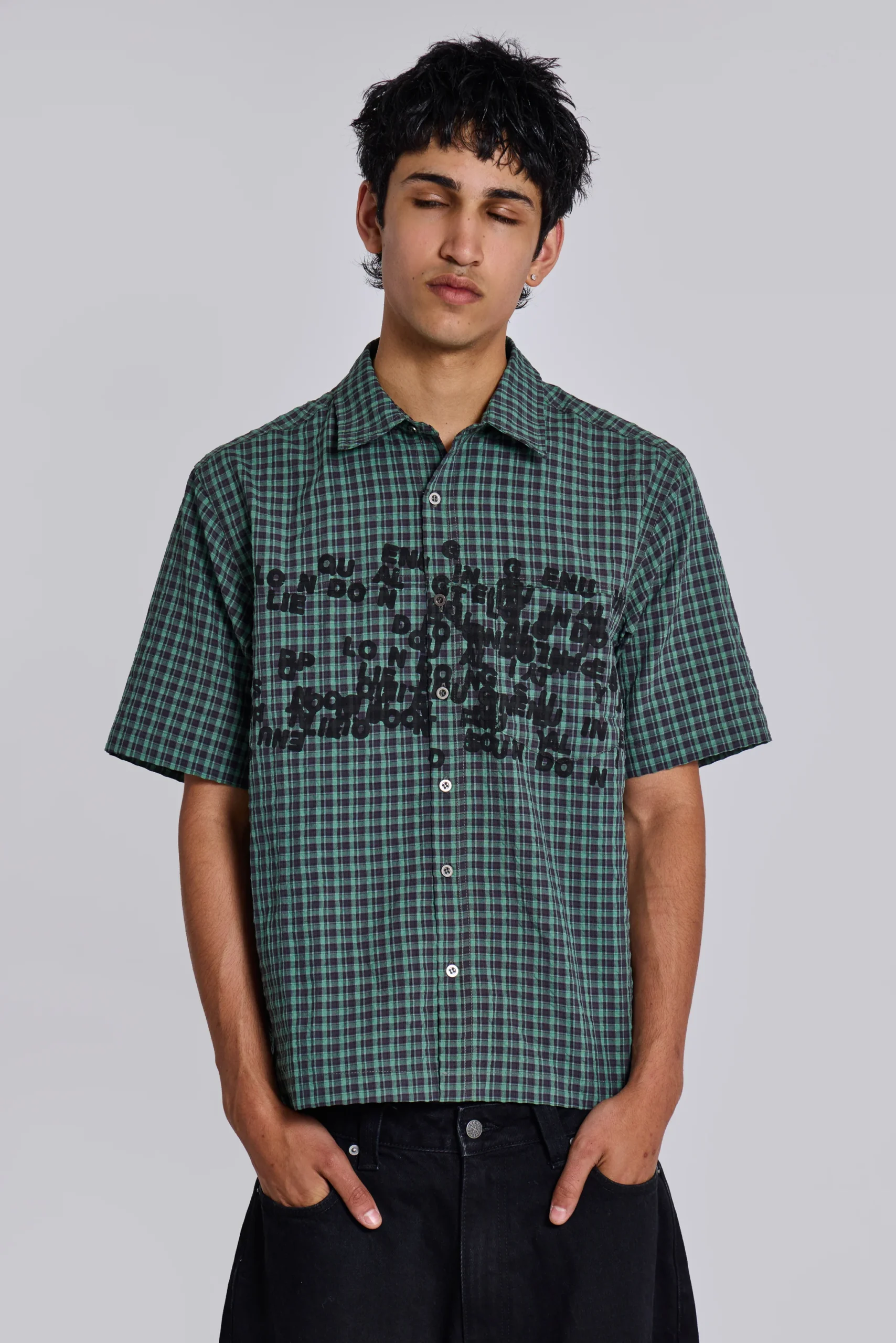 Green Typo Shirt