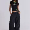 Black Parachute Cargo Pants