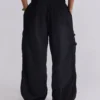Black Parachute Cargo Pants