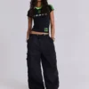 Black Parachute Cargo Pants