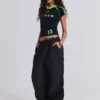 Black Parachute Cargo Pants