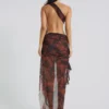 Athena One Shoulder Draped Maxi Dress